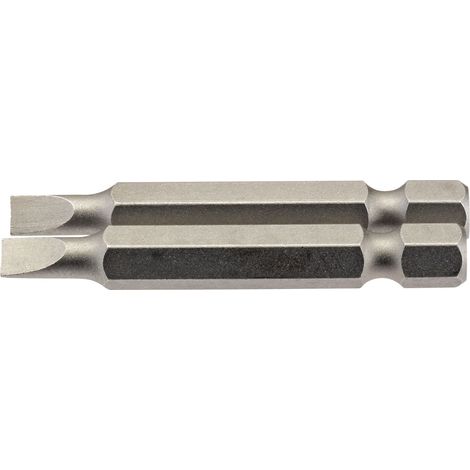 Draper 4.5mm 1/4 Hex. Plain Slot Insert Bit 50mm Long x 2 (64089) (1/5)