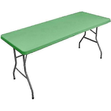 Nappe de pique-nique pliable neuve, lavable, protection de table de qualité supérieure pour tables rectangulaires (nappe uniquement). (1/5)