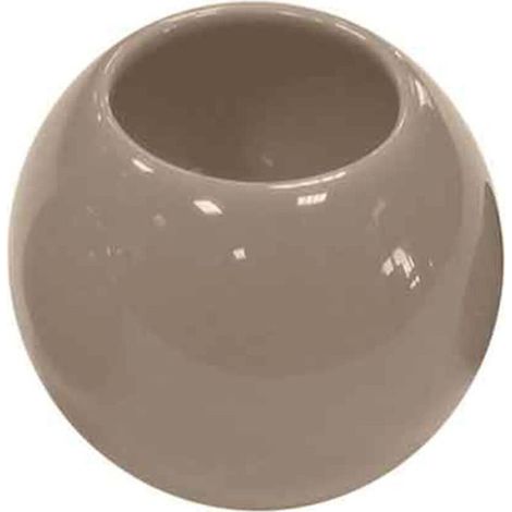 Gobelet de Salle de Bain "Bullea" 9cm Taupe (1/3)