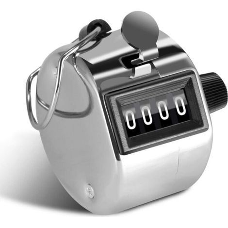 4 Digit Manual Counter Pass Counter for People Counter, Golf Sport, Trainer School (1/5)