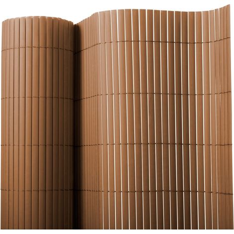 Sichtschutzzaun PVC Braun 100 x 300 cm