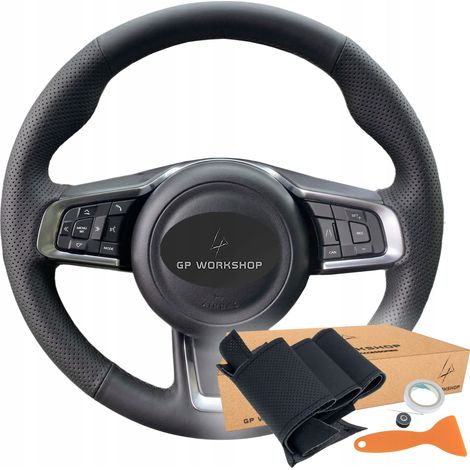 Lenkradbezug-Zierleiste, zugeschnitten für Jaguar F-Pace, E-Pace, XF, XEL, XE, XFL (1/5)