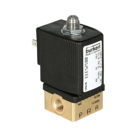Burkert Válvula de mando directo 126140 latón 3/2 vías