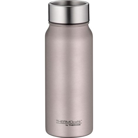 Gobelet isotherme, en acier inoxydable, rose mat, 0,50 l, anti-fuite, 9 heures de chaud pendant 18 heures pour le froid, passe au lave-vaisselle, sans BPA (1/5)