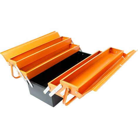 Caisse à outils métal 43cm -Capacité 22kg (1/5)