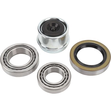 Trailer Wheel Hub Bearing Kit, Long Life Grease Seals L68149 L44649, Smooth Rolling Bearing Kit for 1-1/16 to 1-3/8 Spindle 3500 Lb 84. (1/5)