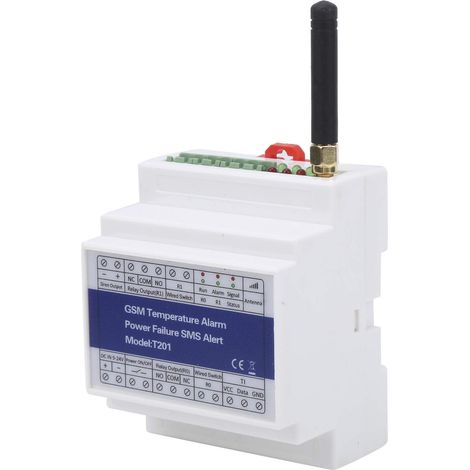 Alarme de surveillance à distance de température d'humidité SMS GSM, thermomètres intérieurs Alarme de température Alerte de panne de courant (1/5)