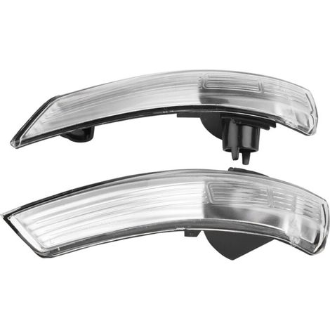 Acouto Paire de Miroir d'aile Indicateur de Virage de Virage à la Lentille Lumineuse pour le Couvercle Lumineux 2008-2018 Couverture Lumineuse à Lumière (1/5)