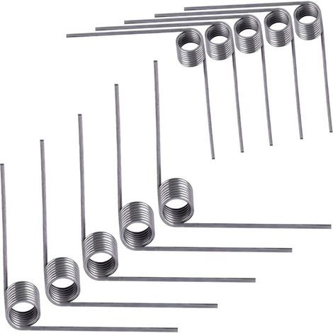 Roleader – Lot de 10 ressorts de torsion 0,5mm – Acier inoxydable 304 – Angle 90° – Pour équipements mécaniques et industriels (1/5)