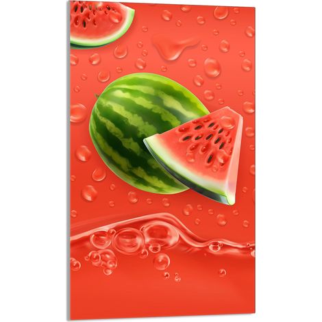 Glasschneidebrett 30x52 Wassermelone (1/5)