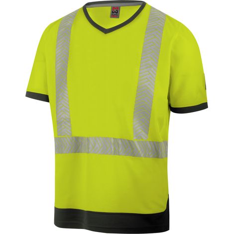 Tee-shirt de travail haute-visibilité jaune fluo Würth MODYF 4XL