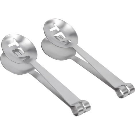 AIPERQ 3er-Pack Teebeutelclips aus Edelstahl, Teebeutelpresse, Küchenhelfer, Teezubehör, 12 cm (1/3)