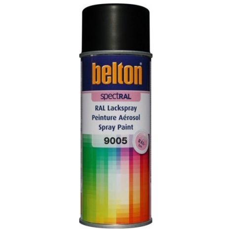 Pintura en aerosol Spectral Satin 400ml Ral 9005 Negro Oscuro - Belton Auto-k