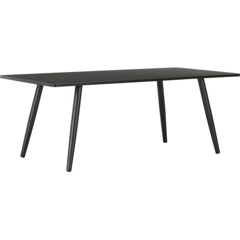 Mesa de centro negro 120x60x46 cm vidaXL (1/5)