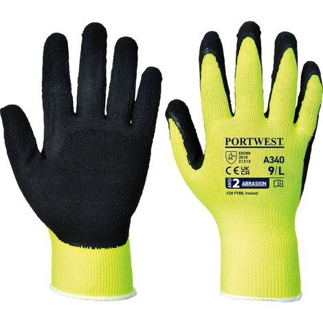 Gant Grip Hivis Farbe: Gelb Größe L - Portwest