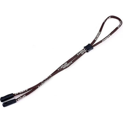 longe En Nylon Pour Lunettes De Soleil - Marron, Lunettes De Sport De Plein Air Rglables, Lunettes De Presbytie, Longe Antidrapante (1/3)
