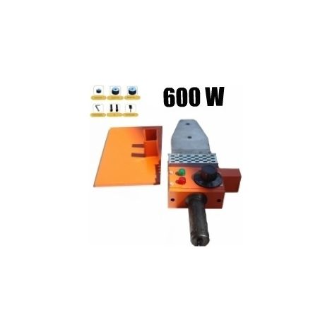 Polifusore/Saldatore per tubi in polipropilene 600W con 3 matrici e accessori - Mod. A
