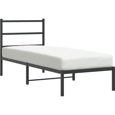 Maison Exclusive - Estructura cama sin colchón con cabecero metal (1/5)