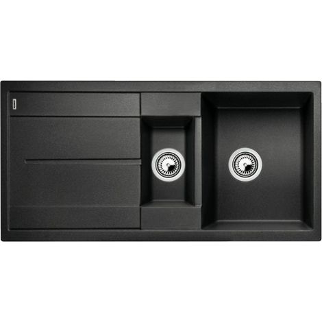 Evier Blanco Metra 6S Silgranit - ANTHRACITE - Vidage : Manuel