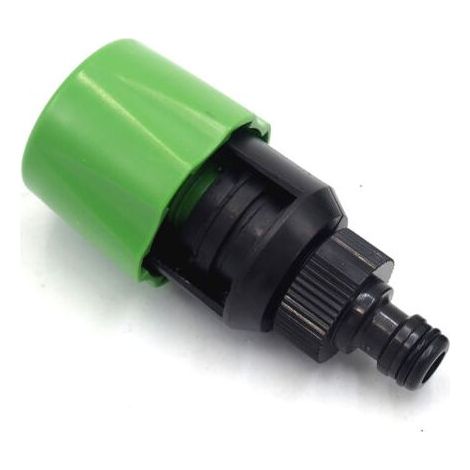 Connecteur d'arrosage de robinet vert 115.55.5cm 1 pcs arrosage cuisine jardin tuyau connecteur adaptateur outil mamelon type connecteur (1/5)