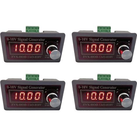4x Voltmètre analogique réglable 0-10 V 5-10 V Générateur de signal de tension Source de signal Commande de signal PLC (1/5)