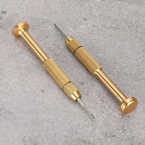 Manche en cuivre pour tournevis, tournevis universel cruciforme et plat, outil de réparation de lunettes (1/3)