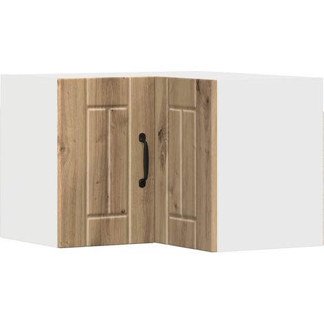 Maison Exclusive - Armario Esquinero de Pared LUCCA Roble Artesan