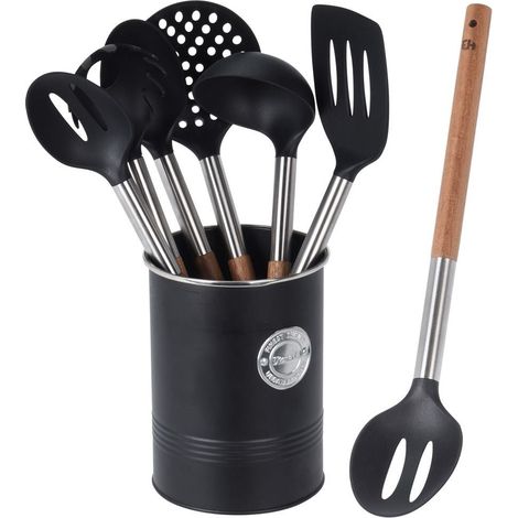 Küchenhelfer-Set, 6-teilig, mit Metallhalter (1/5)