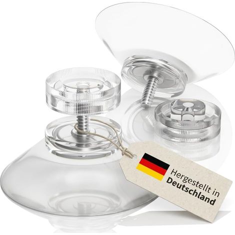 Lot de 20 Ventouses à Visser - Transparent Ø30mm - Forte Adhérence Plastique - Pour Décoration Fenêtre Bureau Maison (1/5)