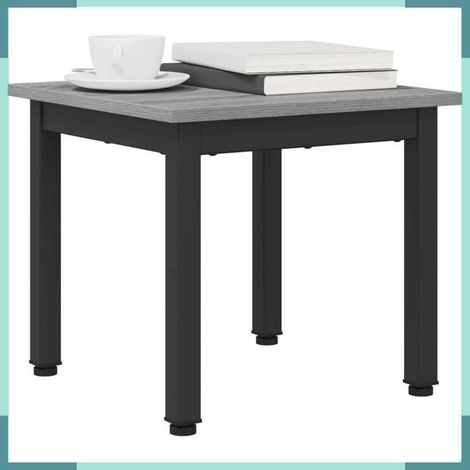 Table basse - 892539 - Gris Sonoma - Bois d'ingénierie - 40 x 40 x 36 cm (1/5)