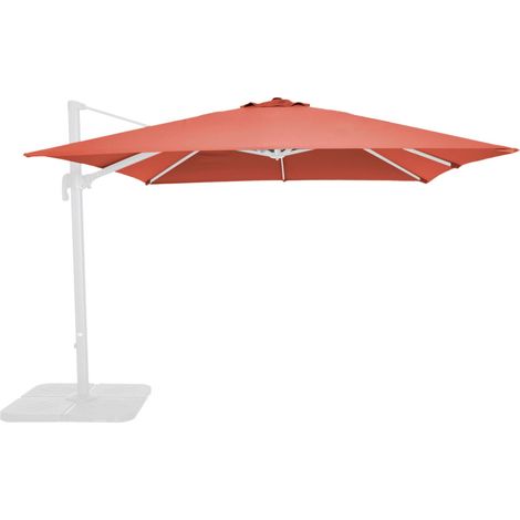 Toile pour parasol déporté 3x3m terracotta