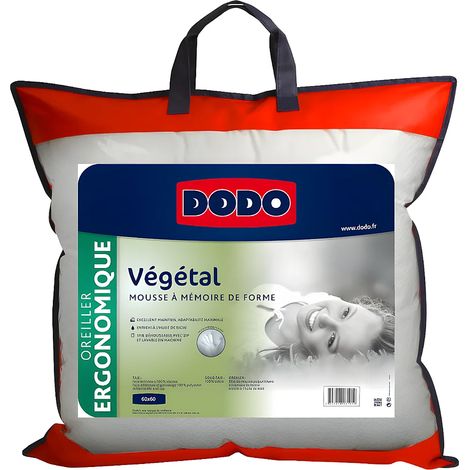 Guanciale ergonomico memory foam DODO VEGETAL - 60 x 60 cm (1/3)