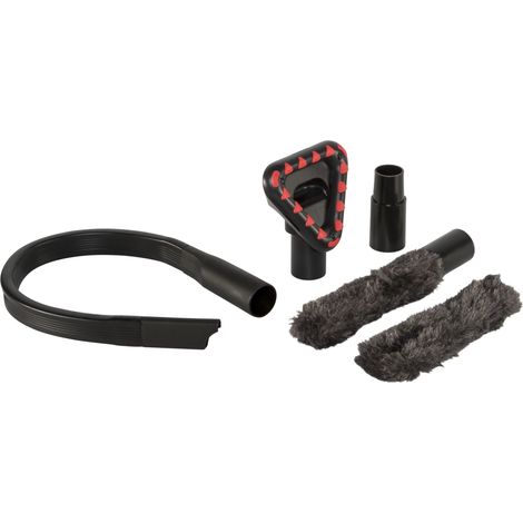 AEG AKIT09C Home &amp Car Kit (buse à cheveux de animaux, plumeau, tuyau de aspiration flexible, enlèvement de cheveux de animaux, nettoyage ofupholstery, set of nozzles, suitable for round tubes of 3 (1/2)