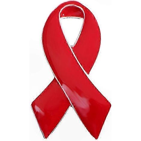 Anstecknadel mit roter Schleife – 5er-Pack Anstecknadeln zur Unterstützung der Frauengesundheit Spende für wohltätige Zwecke inklusive (1/5)