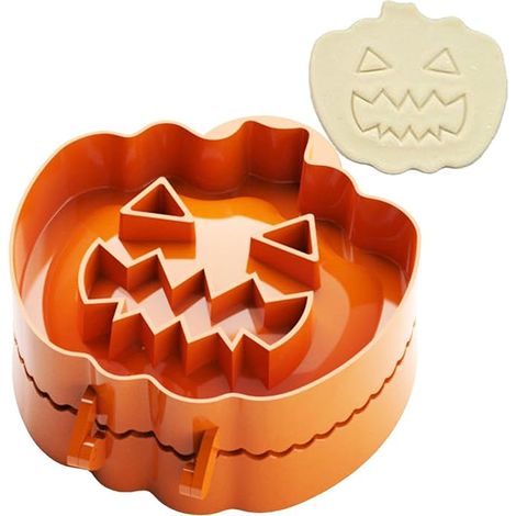 CCYKXA Halloween Fondant Cake MoldsCake Mold - Reusable Baking Tools for Cookies Halloween Party Decorations for Potato Biscuits Pastry (1/5)
