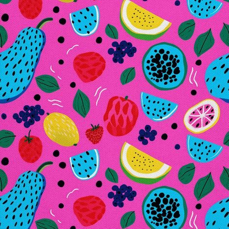 Tela decorativa para exteriores Oxford - Motivo frutal  DX6826 (1/5)