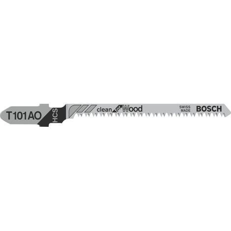 Bosch T 101 AO Lame per Seghetto Alternativo Legno 3 pezzi