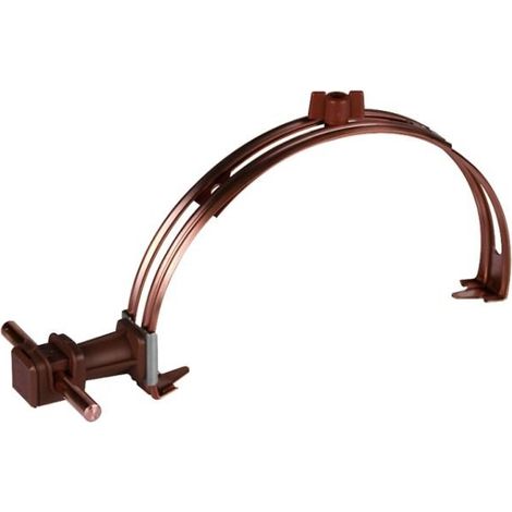 Support conducteur toiture NIRO/galCu avec DEHNSap H 36 mm brun pour rond 8 mm (1/2)