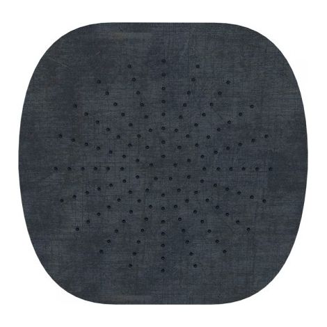 Douche De Tête Extra-Plate Sandwich Chromé Noir Brossé - PD95675 CRISTINA ONDYNA