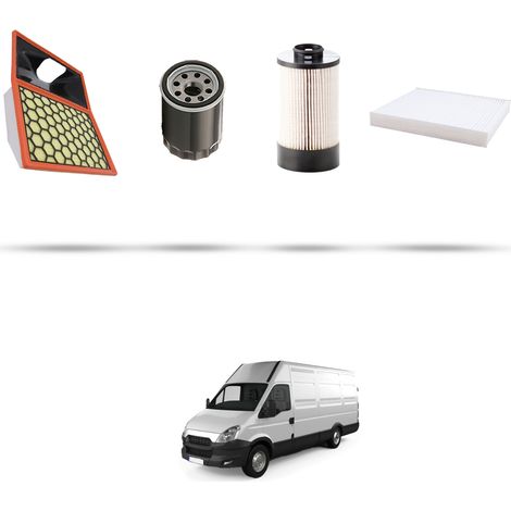 Kit tagliando 4 filtri compatibile con Iveco Daily V 50C 17 3.0 HPI 125kw dal 2011 (1/5)