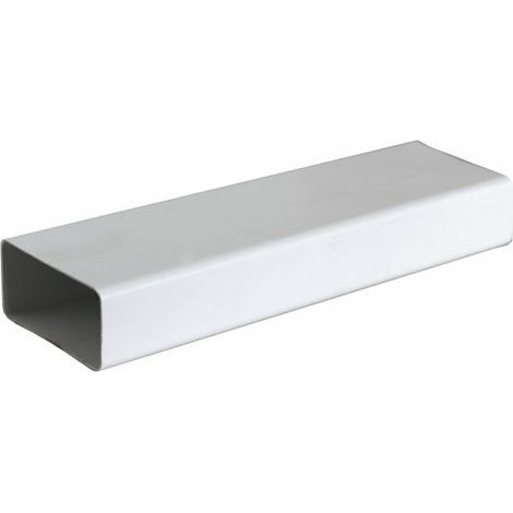 EDIL PLAST - LA VENTILAZIONE TUBO RETTANGOLARE AERAZIONE CANALIZZATA 220X90 MM DA 1,5 M BIANCO CT229B (1/6)