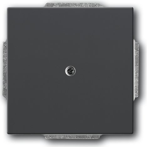 Plaque de finition Busch-jaeger 1749-885 plastique mat noir