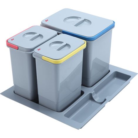 Poubelle teka eco easy 60 22 L 3 compartiments