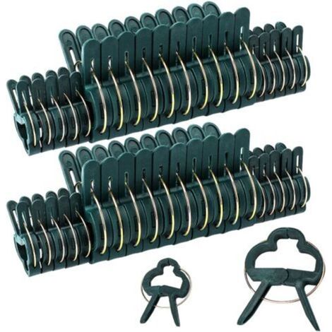 100 Pièces Clips pour Plantes grimpantes, Clips pour T omates, Clips pour Plantes, Clips pour Attache Tomate (2 Tailles) (1/5)