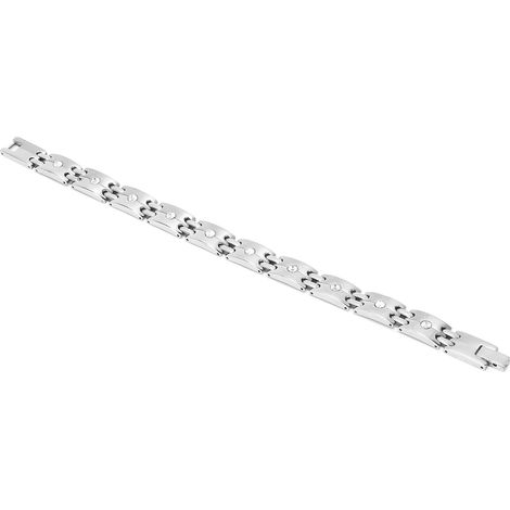 Bracelet de thérapie magnétique pour la perte de poids, bracelet en acier inoxydable pour hommes et femmes (1/5)