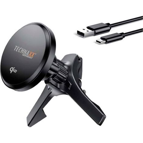 Technaxx Caricatore a induzione 15 W TX-323 5260 Uscite Standard Qi Nero (1/5)