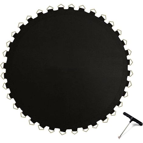 Trampolin-Sprungmatte, Ersatz-Trampolin-Sprungmatte, Trampolin-Matte für Trampolinrunden mit einem Durchmesser von 396 cm, 13 Fuß/80 Schnallen (1/5)