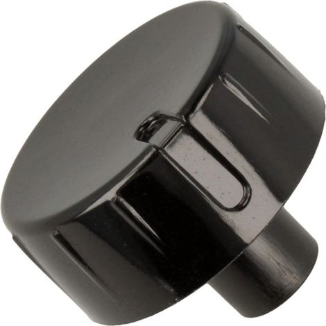 Bouton, manette noir