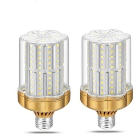 Ampoule LED E27 30W, Blanc froid 6000K(Équivalent 250W Ampoule Incandescente) 3500LM Non Dimmable, Sans Scintillement Lot de 2