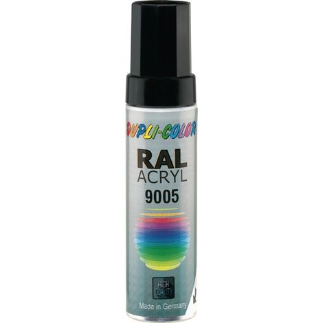 Lackstift tiefschwarz glänzend RAL 9005 12 ml Stift DUPLI-COLOR (1/4)